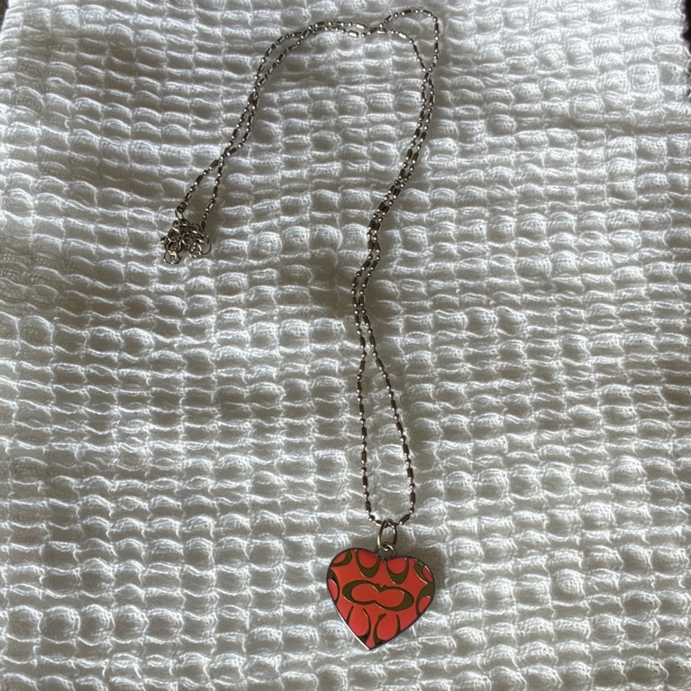 Beautiful Faux COACH Necklace